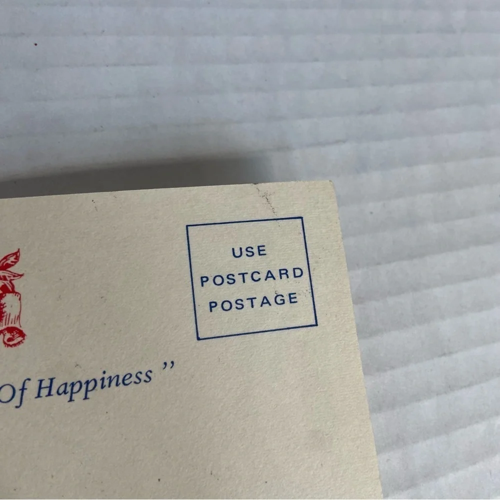 Life Liberty and the Pursuit of Happiness Patriotic Vintage Postcard Made In USA